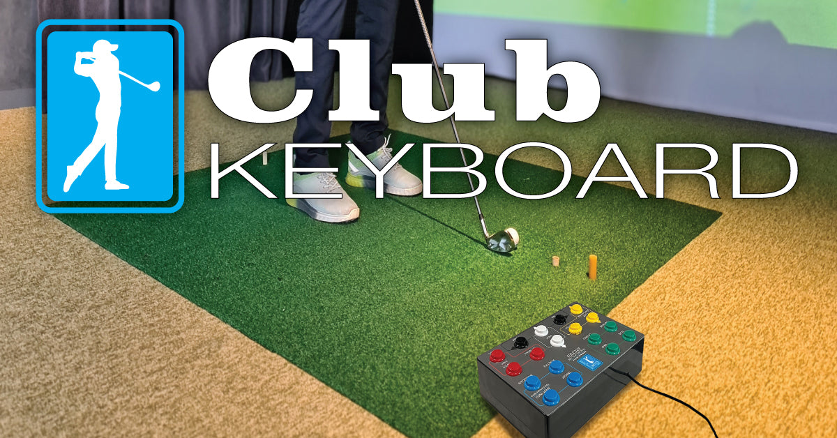 Golf Simulator Control Box Control GS Pro and TGC 2019 – Club Keyboard